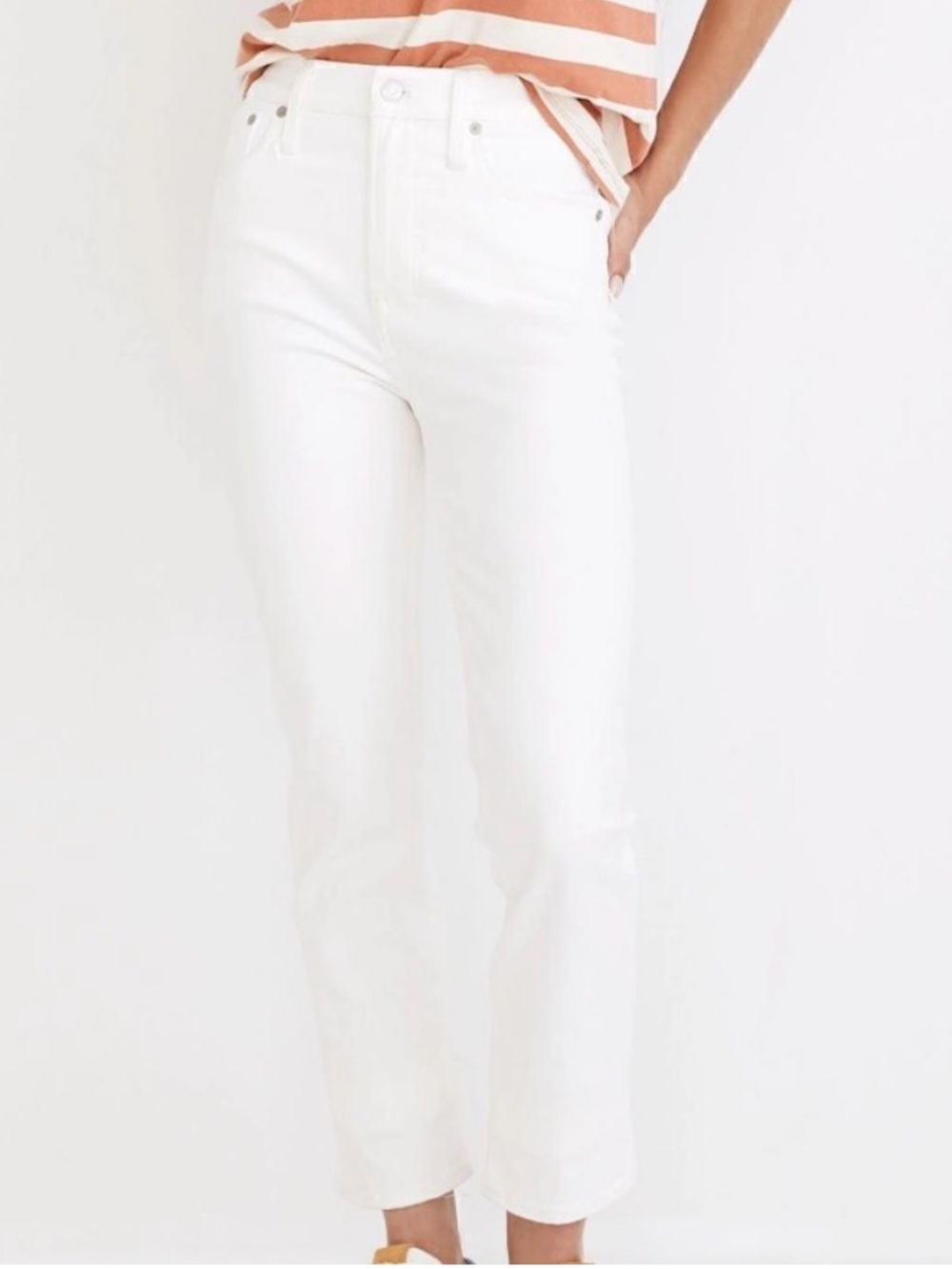 Madewell Curvy Perfect Vintage Jeans in White